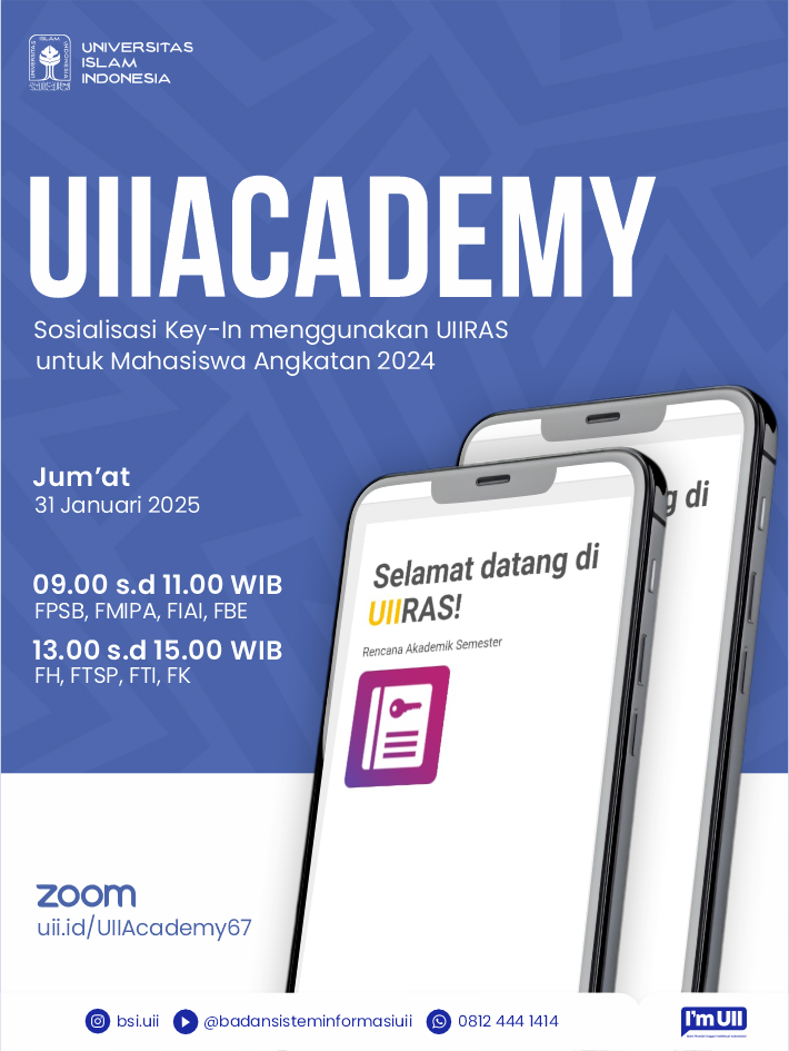 Poster Sosialisasi Key-In Menggunakan UIRAS