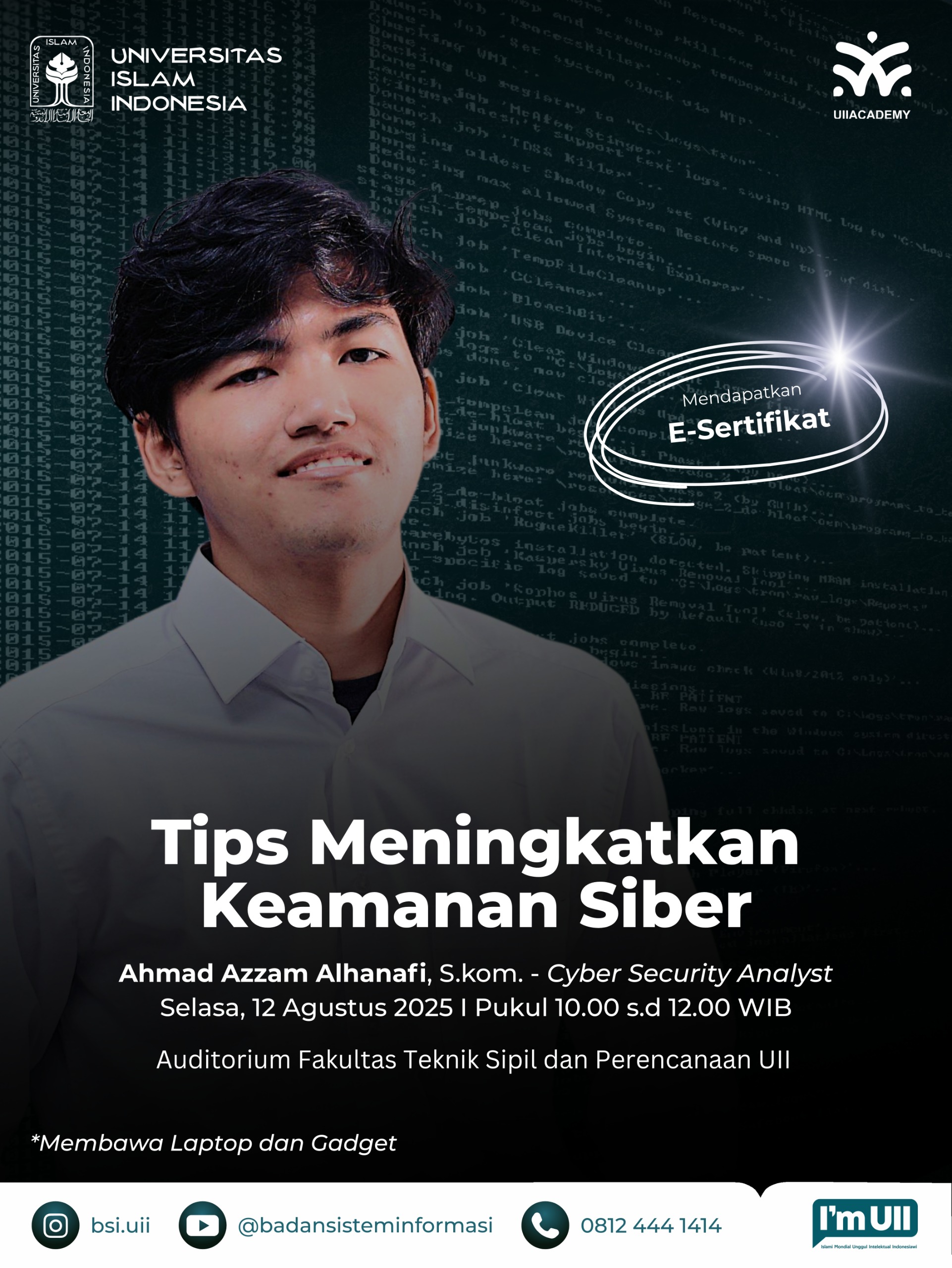 Poster Tips Meningkatkan Keamanan Siber