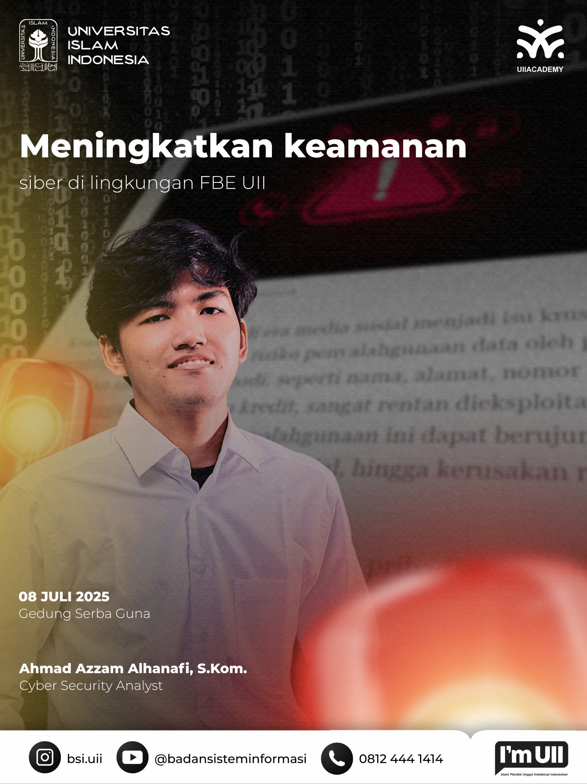 Poster Tips Meningkatkan Keamanan Siber